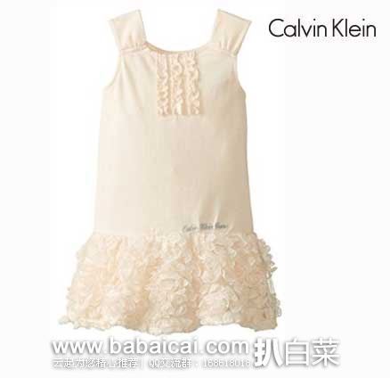 清凉夏装,折扣低至4折!推荐多款精选的Calvin Klein卡文克莱女孩童装!
