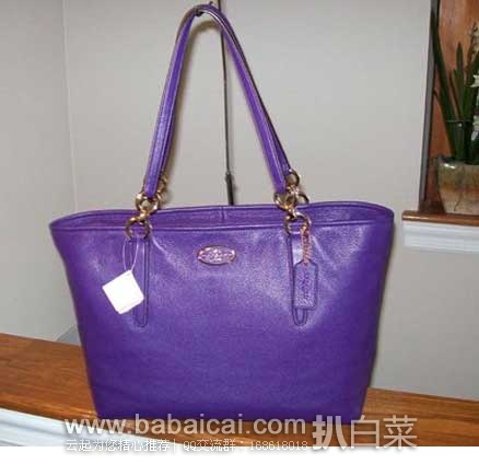 6PM:Coach 寇驰 Chicago Ellis女款真皮托特包 原价8,现6折售价9.99