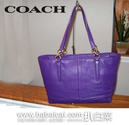 6PM:Coach 寇驰 Chicago Ellis女款真皮托特包 原价8,现6折售价9.99