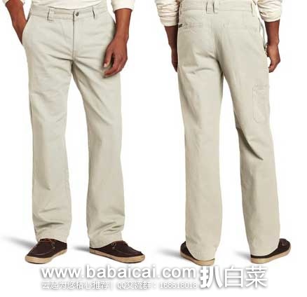 Columbia 哥伦比亚 男士纯棉防晒工装裤(原价,现4.8折.82),公码8折后实付.06