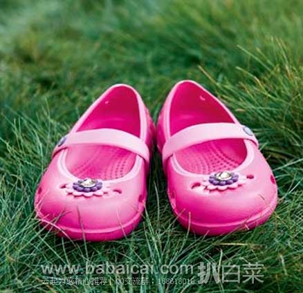 6PM:Crocs 卡骆驰Keeley 女童花朵凉鞋/洞洞鞋 原价$30,现$17.99,到手¥155,两色可选 6PM:Crocs 卡骆驰Keeley 女童花朵凉鞋/洞洞鞋 原价,现.99,到手¥155,两色可选