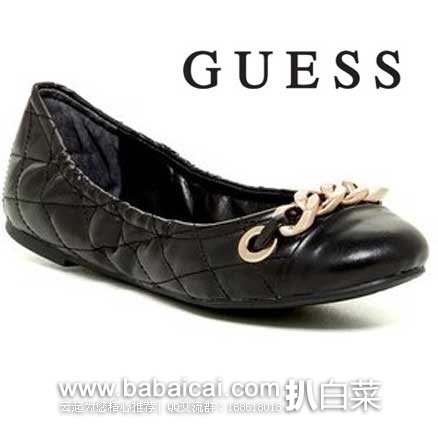 6PM：GUESS盖尔斯Fetoni 女款 时尚小香风平底鞋 原价$99，现3折售价$29.99