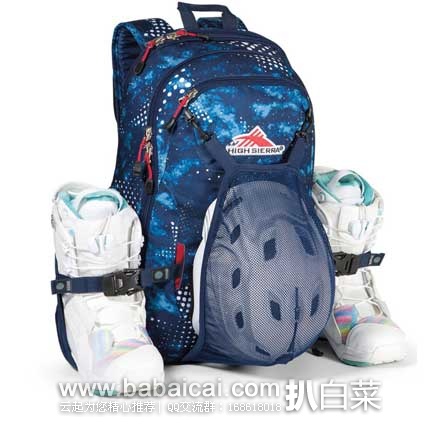 限量版!High Sierra 高山 美国滑雪队双肩背包 原价0,现1折售价.84