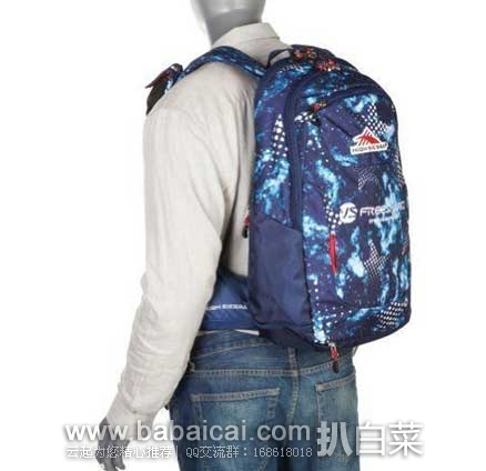 限量版!High Sierra 高山 美国滑雪队双肩背包 原价0,现1折售价.84