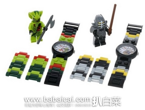 LEGO 乐高 幻影忍者 手表 2件套 原价$50，现新低$22.96，直邮无税，运费仅$3.28