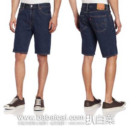 Levi’s 李维斯 505系列 男士纯棉牛仔短裤 原价$40，现部分尺码售价$14.99