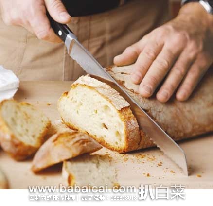 WMF 完美福 Classic Line 8-1/4-Inch Bread Knife 8.25英寸不锈钢面包刀 现售价$20.25