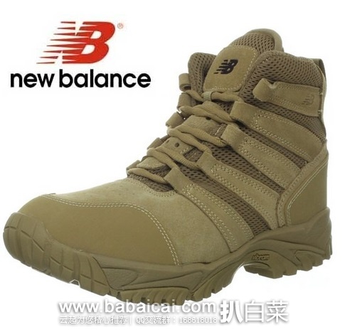 New Balance 新百伦 Bushmaster 男款战术靴 原价$145，现新低$46.33，到手￥415