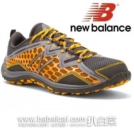 New Balance 新百伦 MO99 男士V底越野跑鞋 原价$120，现3.7折售价$44.64