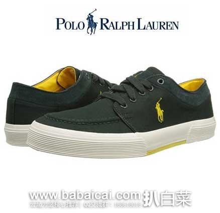 6PM：Polo Ralph Lauren 拉夫劳伦 经典马球标休闲板鞋 原价$59，现4.2折售价$24.99