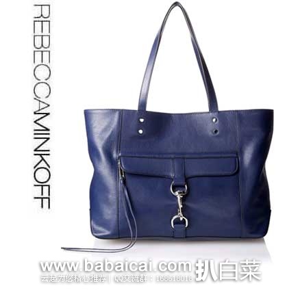 Rebecca Minkoff 瑞贝卡·明可弗 女款真皮手提包(原价5,现4.9折2.49),公码8折后实付9.99