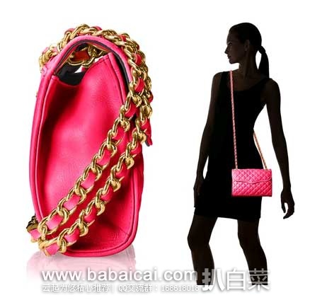 Rebecca Minkoff瑞贝卡·明可弗 女款 Mini Quilted Affair 小香风格款 菱格纹女士挎包(原价5,现6.9折5.28),公码8折后实付 8.22