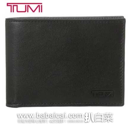TUMI 途米 Delta Double 男式真皮钱包（原价$100，现7折$70），公码8折后实付$56