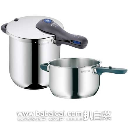WMF 完美福 Perfect Plus 完美加不锈钢压力锅3件套 原价0,现5.9折售价5.75