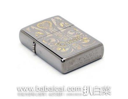 Zippo 芝宝 Black Ice Queen黑冰女王 雕花 防风打火机 原价,现新低.67,直邮无税,运费仅jpg.49
