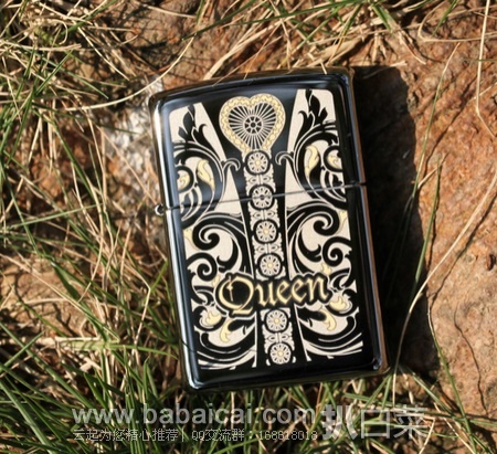 Zippo 芝宝 Black Ice Queen黑冰女王 雕花 防风打火机 原价,现新低.67,直邮无税,运费仅jpg.49