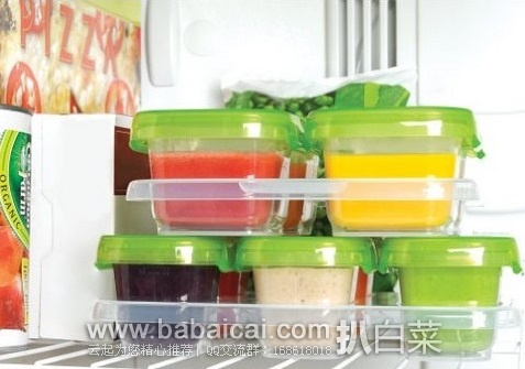 OXO Tot 宝宝零食盒辅食储物盒12件套 历史低价.99,到手¥149,密封好,防漏防溢设计
