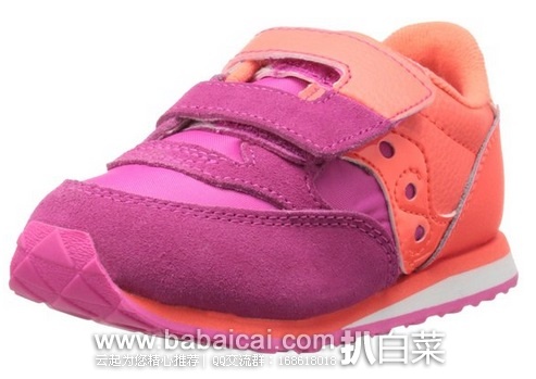 Saucony 索康尼经典 JAZZ 舒适缓震透气 复古男童女童休闲鞋/运动鞋魔术贴款 原价$36 现多色$16.58或18.04 Saucony 索康尼经典 JAZZ 舒适缓震透气 复古男童女童休闲鞋/运动鞋魔术贴款 原价 现多色.58或18.04