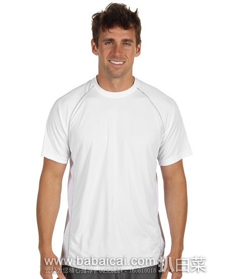 6pm：Adidas 阿迪达斯 Flex 360 男士速干短袖T恤原价$20，现$9.99，公码85折$8.49，到手￥87