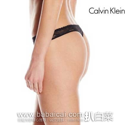 Calvin Klein CK 女士 性感蕾丝丁字裤 原价$24，现2.2折售价$5.29