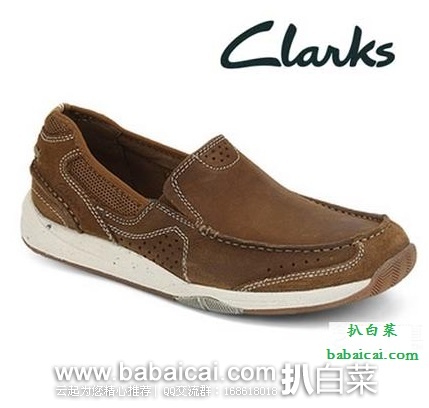 Clarks 其乐 Allston 男士一脚蹬休闲鞋 原价$90，现$59.12，直邮无税，运费仅$9.78，到手￥427