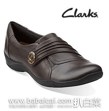 Clarks 其乐Kessa 女士休闲鞋 原价$100，现新低$30.2，直邮无税，运费仅$5.79