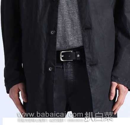 DIESEL 迪赛 Brinti-Pack 男式 复古真皮皮带(附时尚项链一根)(原价,现4折售价.88), 公码8折后实付.1