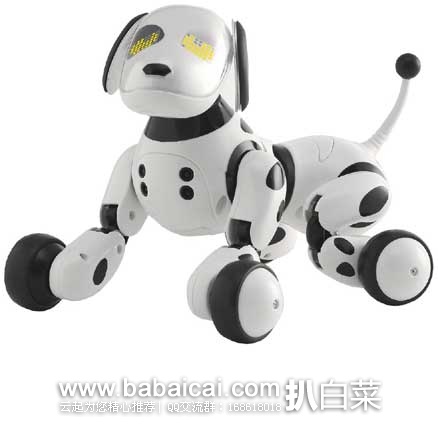 日本亚马逊：Omnibot Hello! Zoomer智能语音识别机器狗 现售价12490日元（约￥646）