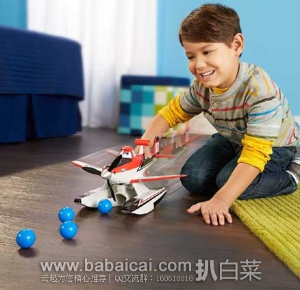 Mattel美泰 迪斯尼《飞机总动员2》CJB36 Fire & Rescue尘土消防救援飞机 原价.99,现售价.62