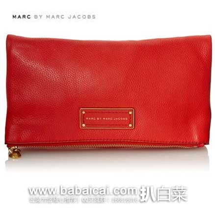 Marc by Marc Jacobs Too Hot To Handle系列真皮折叠手包(原价8,现5.2折1.68),公码8折后仅需7.34