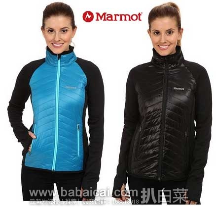 6PM：Marmot 土拨鼠 Variant  女士 轻量型休闲保暖夹克 原价$170，现4折售价$67.99