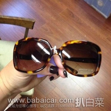 ebay：Michael Kors （MK）女士时尚太阳镜M2739S-206-61 玳瑁款 原价$180，现特价$54.99