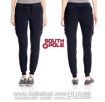 Southpole Juniors 南极 女款 经典款缩腿慢跑裤 原价$32，现4折售价$12.99