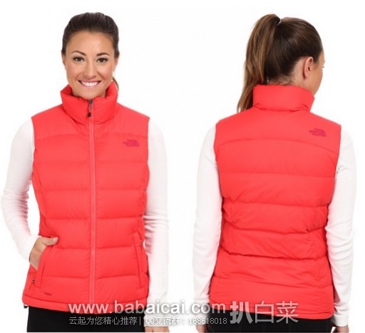 6PM:The North Face 北脸 700蓬女士羽绒马甲 原价9,现4折历史新低.99