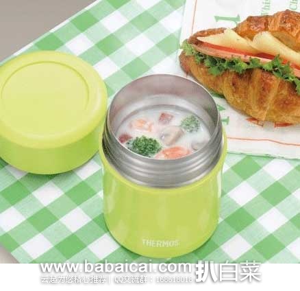 日本亚马逊:THERMOS膳魔师JBJ-301 LEF真空断热焖烧杯0.3L 现售价:2236日元(约¥114)