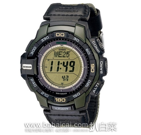Casio 卡西欧 Protrek PRG-270B-3CR 太阳能登山表 原价$200，现新低$110.5