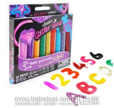 ELMER’S 儿童3D 可水洗 彩色画笔 特价$3.97,直邮无税,运费仅$2.67