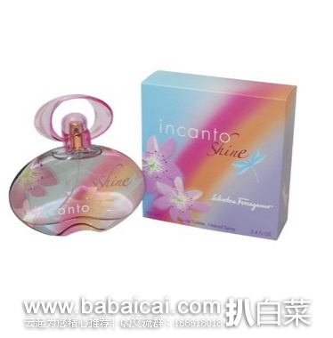 Ferragamo 菲拉格慕 闪耀光采 Incanto Shine淡香水3.4oz原价$78，现新低$19.99