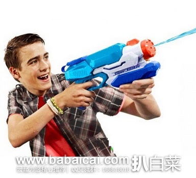 Hasbro 孩之宝 nerf冲击波水枪特价$9.99,直邮无税,运费$5.47