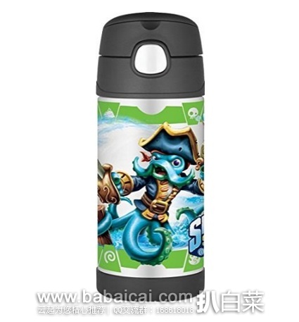 Thermos 膳魔师 Funtainer 小龙斯派罗交换力量 儿童吸管杯特价$15.22，直邮无税，运费仅$4.44