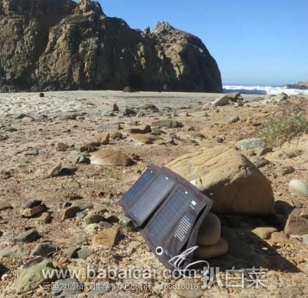 销量亚军,Anker 安科 便携式 可折叠太阳能充电器 原价.99,现5折售价.99