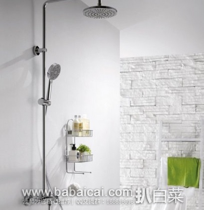 亚马逊中国：ENZORODI 德国安住 全铜主体三功能恒温淋浴花洒柱 原价￥2998，现秒杀价￥599包邮