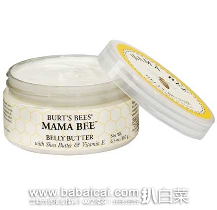销量第2，Burt’s Bees 小蜜蜂 防妊娠纹肚皮霜185g 原价$16.5，现5.4折售价降至$8.93