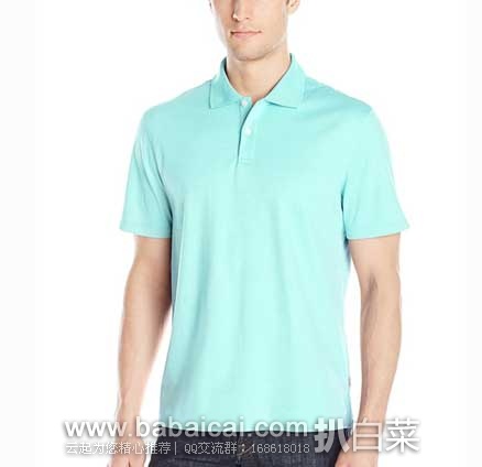 Calvin Klein Striped Liquid Cotton 卡文克莱 男款 条纹 Pima棉Polo恤  原价，现5.1折售价.99，公码8折新低.99！