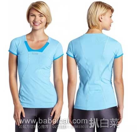 GORE  戈尔 女士 Running Wear 跑步系列透气短袖T恤  原价$69.99，现3.6折售价$25.52