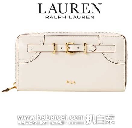 6PM:LAUREN by Ralph Lauren 拉夫劳伦 女款 长款真皮钱包 原价8,现4折售价.20