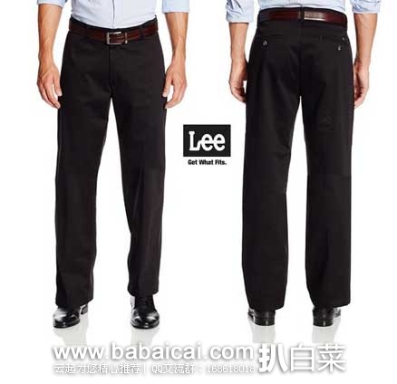 Lee 李牌 男士 宽松纯棉休闲裤 原价,现2.9折售价.59