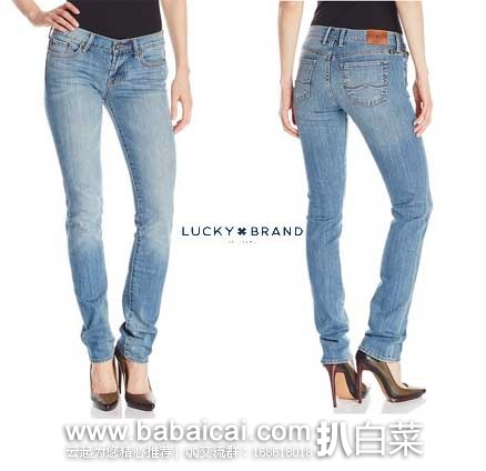 Lucky Brand Lily Sweet 女式 纯棉紧身牛仔裤  原价$79.5，现2.7折售价$21.99