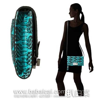 Michael Kors 女款 高端产品带锁蛇皮纹手包 原价5,现3折售价9.99