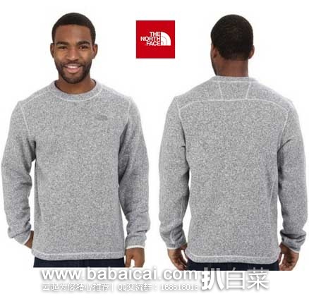 6PM:The North Face 乐斯菲斯 男士 经典款抓绒套头衫 原价,现4折售价